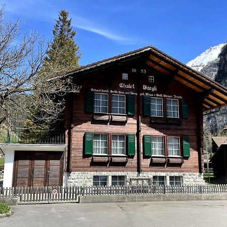 Familienferien im Chalet Bärgli Kandersteg Exterior foto